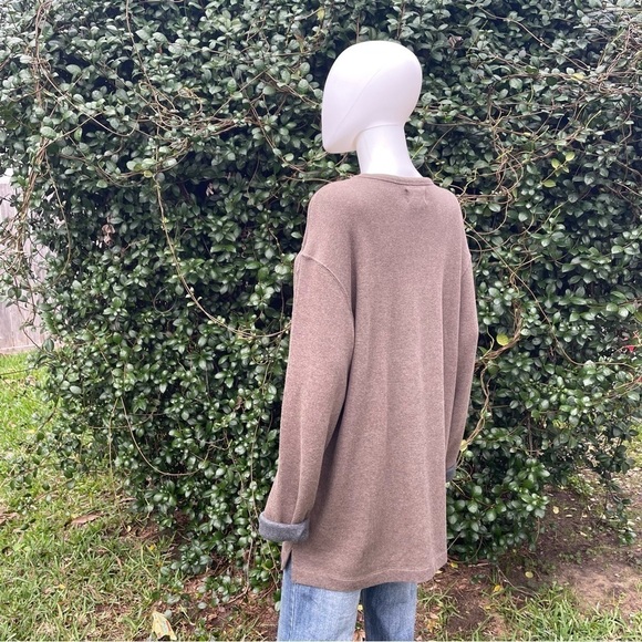 𝅺Eddie Bauer Cotton LongSleeve Crew Neck Sweater Size Large - Picture 8 of 13